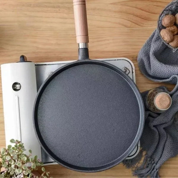 Poêle Crêpière en Fonte Brute : L'Authenticité Culinaire Durable