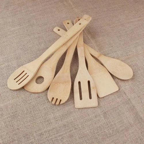 Ustensiles/Spatules de Cuisine en Bambou – À l'Unité