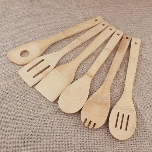 Ustensiles/Spatules de Cuisine en Bambou – À l'Unité