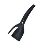 Spatule noire sur fond blanc