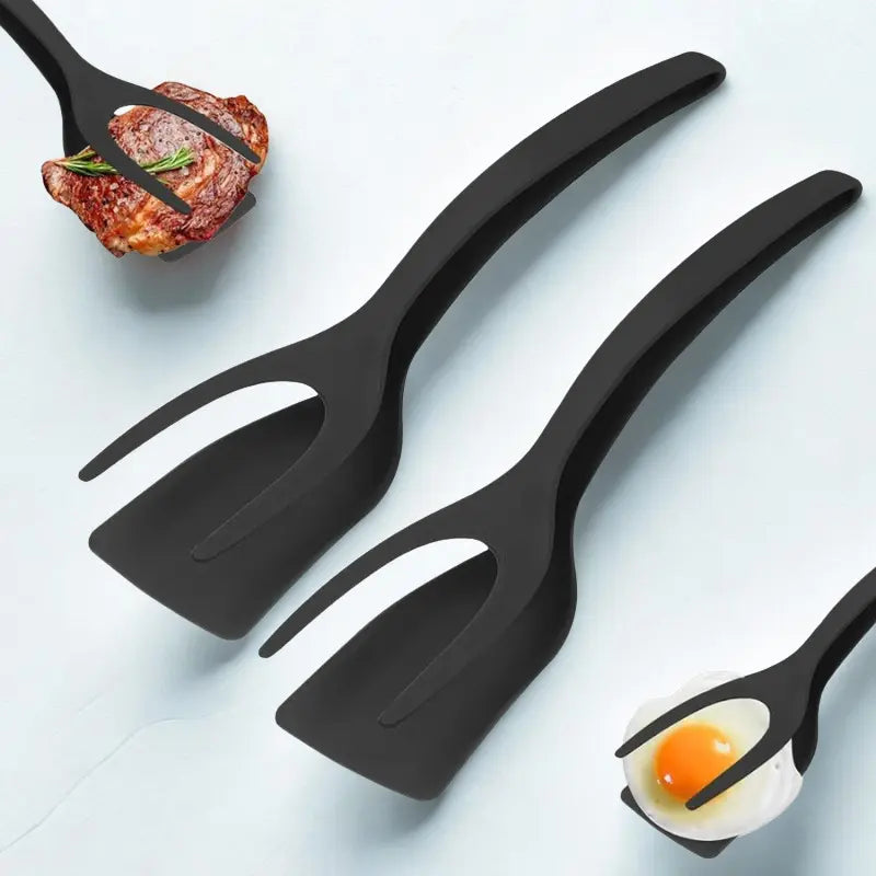 Spatules noires en action et en présentation 