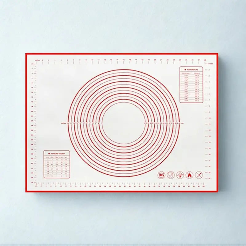 Tapis pétrissage rouge et blanc