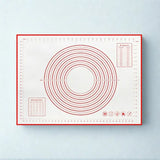 Tapis pétrissage rouge et blanc