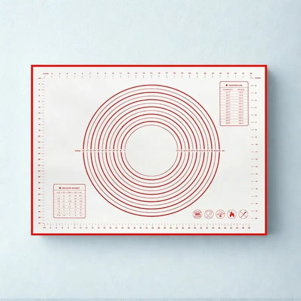 Tapis pétrissage rouge et blanc