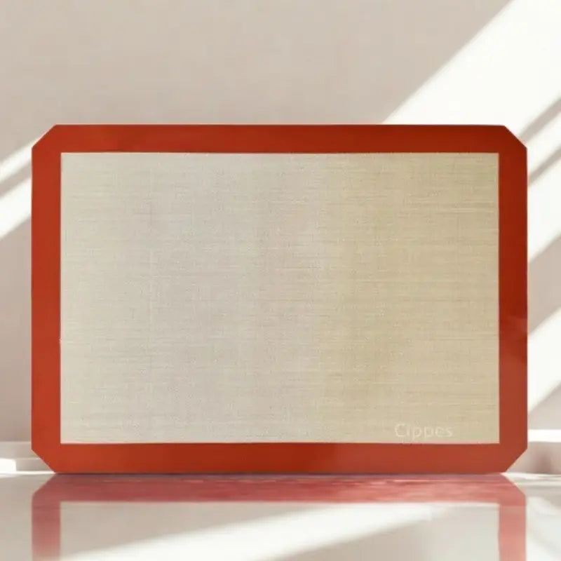Tapis pâtissier sur fond blanc