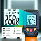 Thermomètre laser détails techniques 
