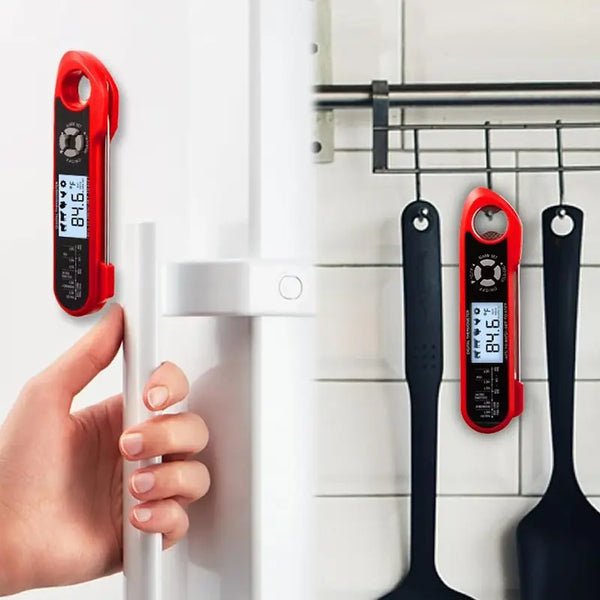 Thermomètre en action