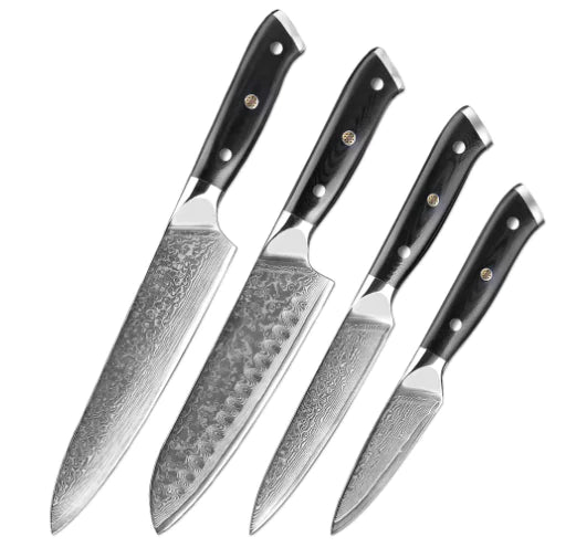 🔥 67-Layer Damascus Steel Knife Set