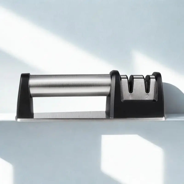 Aiguiseur manuel sur fond blanc