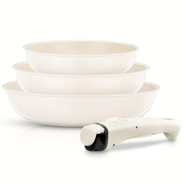 Poêles Amovibles FlexiClic Blanc Cassé : Set de 3