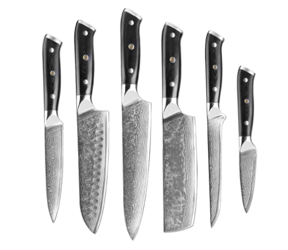 🔥 67-Layer Damascus Steel Knife Set
