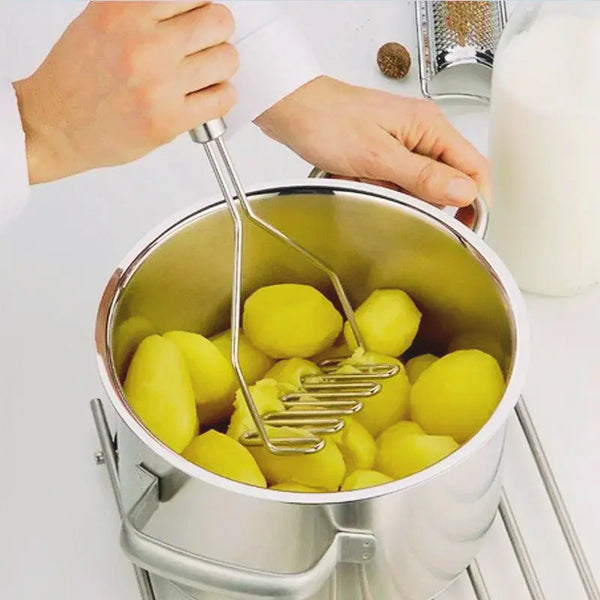 Presse-purée manuel en acier inoxydable